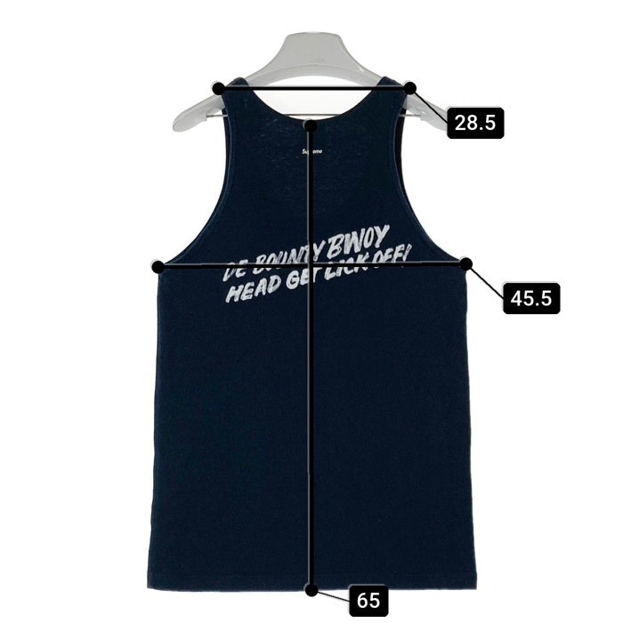 Supreme×BOUNTY HUNTER シュプリーム×バウンティーハンター プリント タンクトップ ネイビー sizeS 瑞穂店
