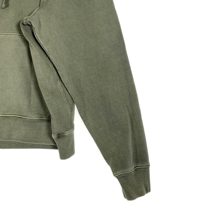 COACH コーチ HOODIE プルオーバースウェットパーカー フーディ ウォッシュ加工 オリーブ CF811 Size L-XL 相当 福生店