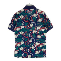 LACOSTE ラコステ ワニ×テニスボール総柄 ポロシャツ ネイビー sizeXS 瑞穂店