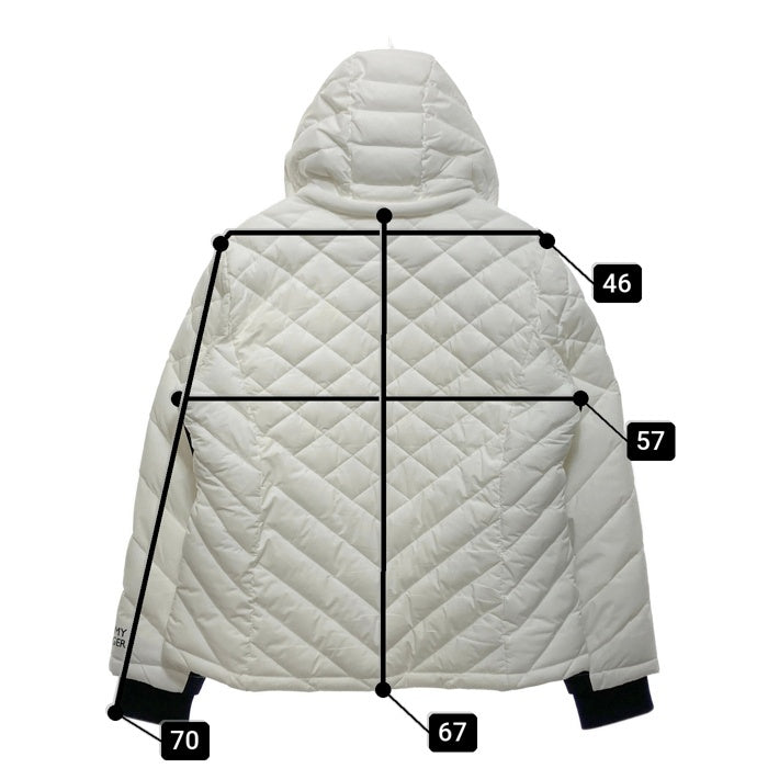 TOMMY HILFIGER トミーヒルフィガー キルティングパファージャケット 中綿 ホワイト TW3CP215 Size XL 瑞穂店