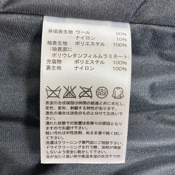 adidas アディダス ジップアップ スタジャン ワッペン ブルー 袖フェイクレザー O34630 Size S 瑞穂店