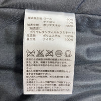 adidas アディダス ジップアップ スタジャン ワッペン ブルー 袖フェイクレザー O34630 Size S 瑞穂店