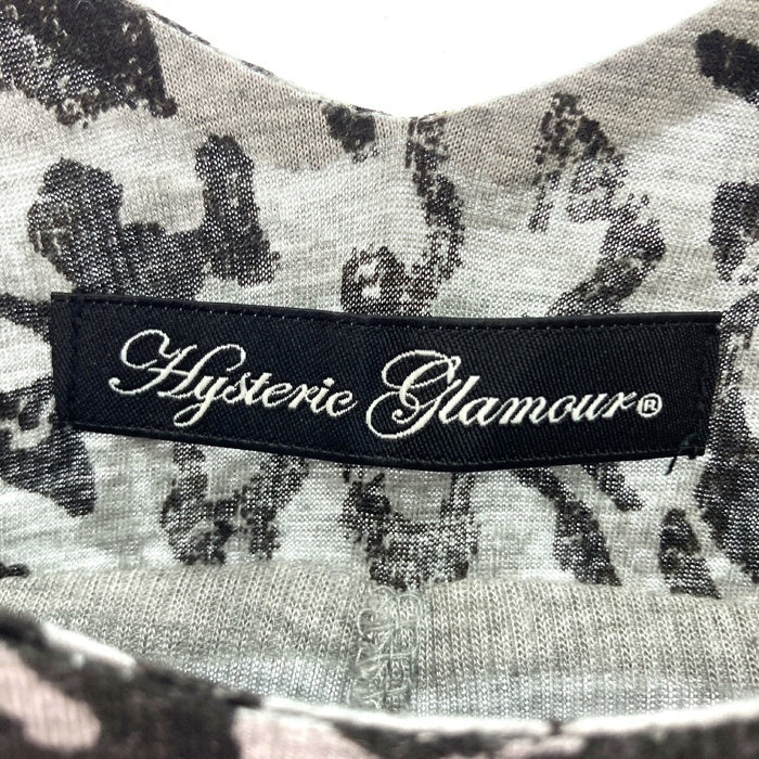 HYSTERIC GLAMOUR ヒステリックグラマー 2CO-3390 レオパードワンピース グレー sizeFREE 瑞穂店