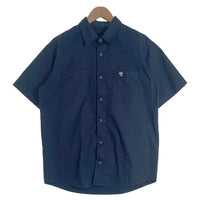 HARD LUCK ハードラック LADY G GUADALUPE BUTTON UP S/S WORK SHIRT レディー ジー グアダルーペ マリア ワークシャツ ネイビー Size M 福生店