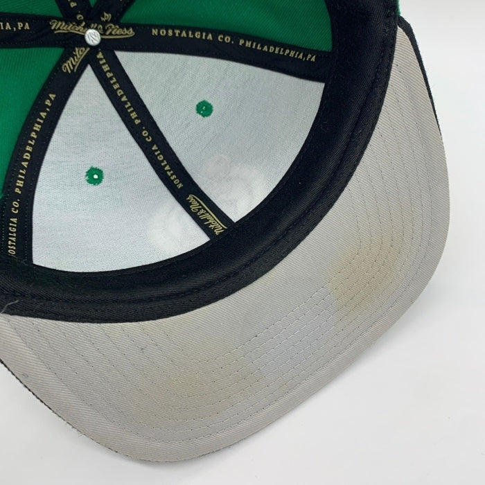 Michell & Ness ミッチェルアンドネス MLB Boston Celtics ボストンセルティックス スナップバックキャップ グリーン ブラック 福生店