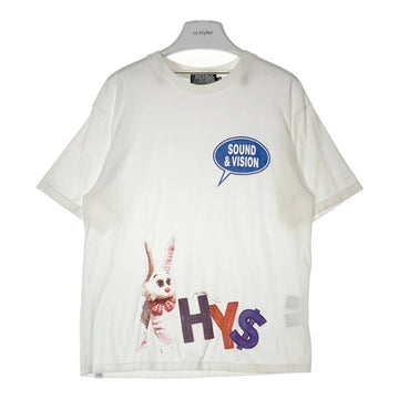 HYSTERIC GLAMOUR ヒステリックグラマー 02213CT03 SOUND＆VISION Tシャツ ホワイト sizeM 瑞穂店