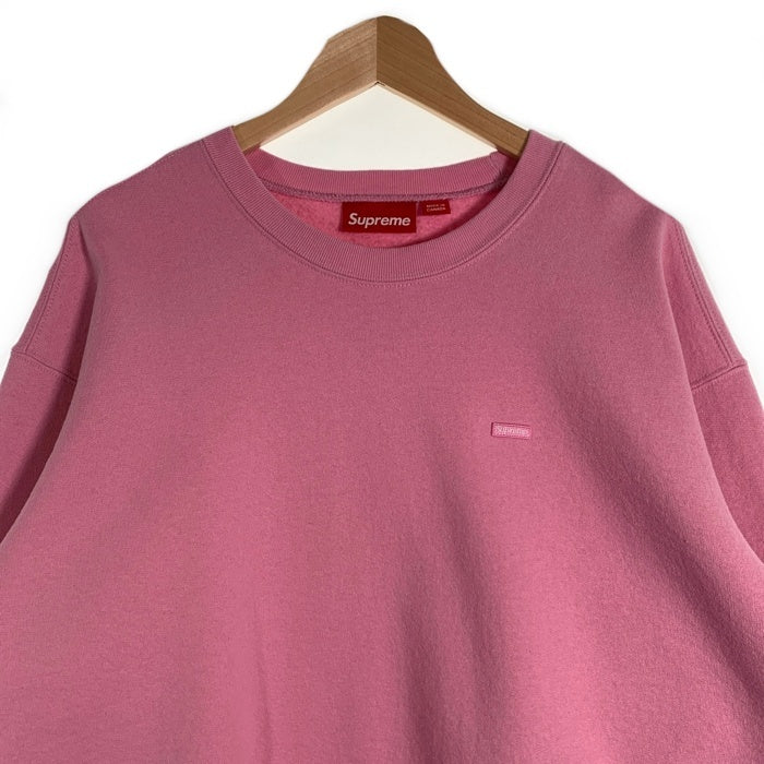 SUPREME シュプリーム 25AW Small Box Crewneck スモールボックス クルーネック スウェット ピンク Size M 福生店