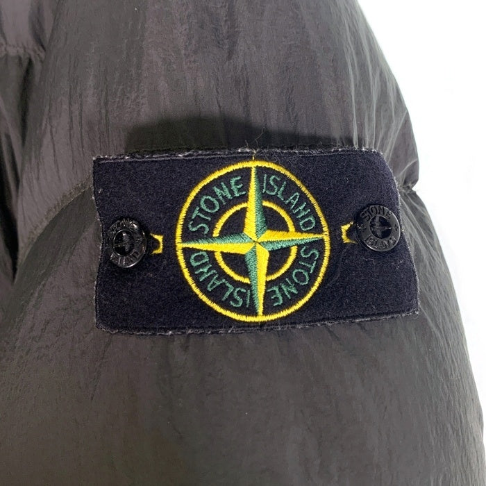 STONE ISLAND ストーンアイランド 24AW GIUBBOTTO VERA PIUMA RDS ガーメント ダイ スタンドカラー ダウンジャケット チャコール 811540123 Size M 福生店