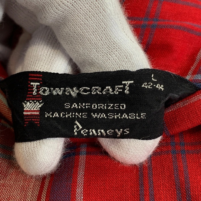 60's US古着 TOWNCRAFT タウンクラフト チェックガウン シャツ Size L 福生店