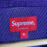 SUPREME シュプリーム 22SS Faux Croc Football Jersey クロコダイルフェイクレザー フットボールジャージ トップ パープル Size XL 福生店