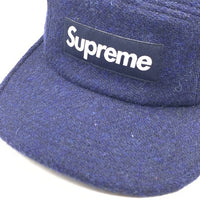 SUPREME シュプリーム 16AW Harris Tweed ハリスツイード Camp Cap キャンプキャップ ネイビー 福生店