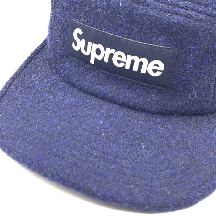 SUPREME シュプリーム 16AW Harris Tweed ハリスツイード Camp Cap キャンプキャップ ネイビー 福生店