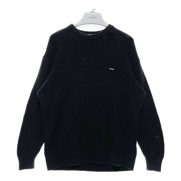 SUPREME シュプリーム 20AW Textured Small Box Sweater スモールボックスロゴニット ブラック sizeM 瑞穂店