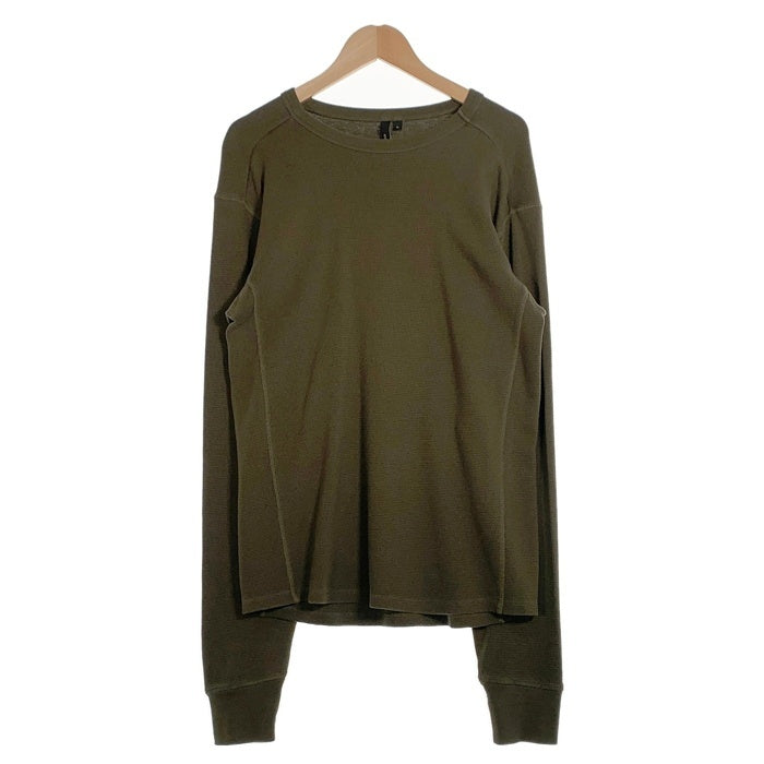 entire studios エンタイアスタジオ サーマルカットソー 長袖 フィンガーホール オリーブ ES2260 Size XL 福生店