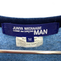 JUNYA WATANABE COMME des GARCONS MAN ジュンヤワタナベ コムデギャルソンマン WO-T023 インディゴ染め パッチワーク Tシャツ インディゴ sizeM 瑞穂店