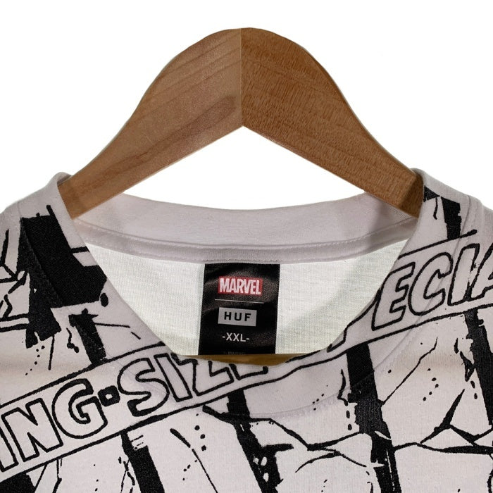 HUF ハフ MARVEL HULK Gamma S/S Tee マーベル ハルク プリントTシャツ ホワイト TS01973 Size XXL 福生店