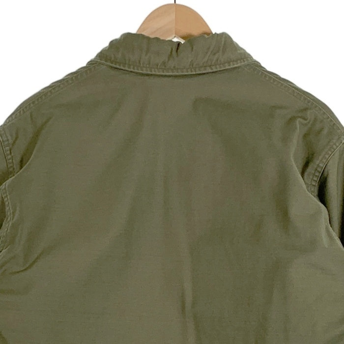 70's US NAVY 米海軍 A-2 デッキジャケット CONMARジッパー オリーブ Size XL相当 福生店