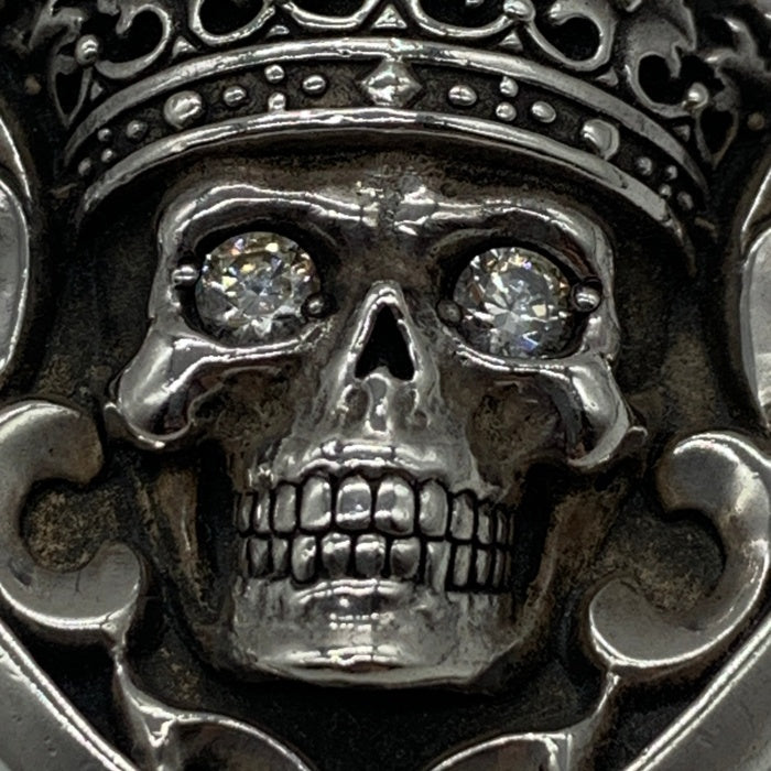 Justin Davis ジャスティンデイビス 内山英雄 クラウンスカル シールド ペンダントトップ SV925 ジルコニア 福生店