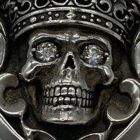 Justin Davis ジャスティンデイビス 内山英雄 クラウンスカル シールド ペンダントトップ SV925 ジルコニア 福生店