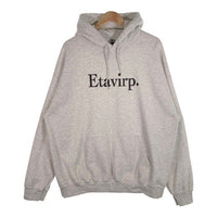 Etavirp. エタヴァープ Logo Hoodie ロゴプリント プルオーバースウェットパーカー アッシュグレー Size XL 福生店