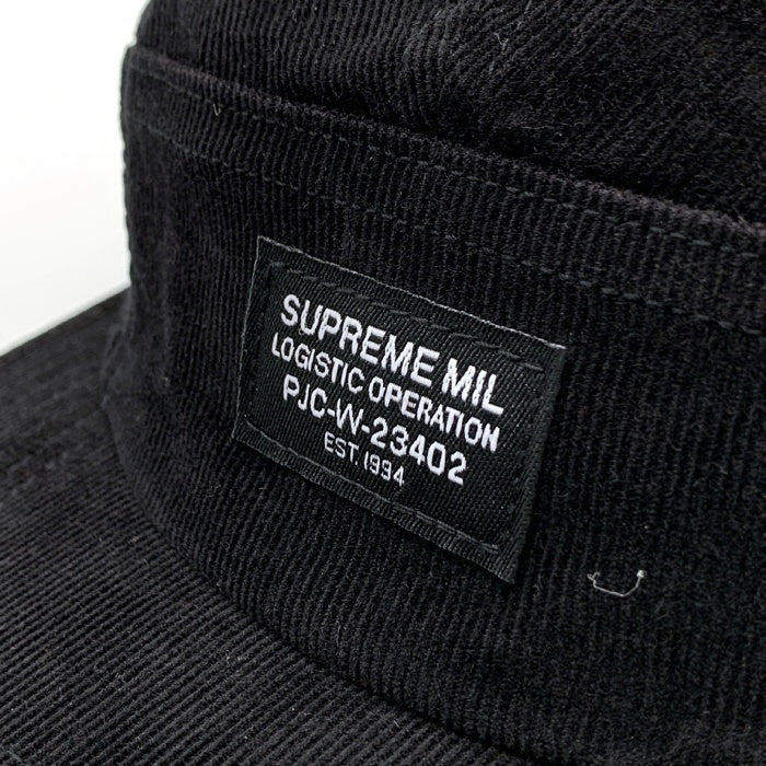 SUPREME シュプリーム 24AW Corduroy Pocket Camp Cap コーデュロイポケット キャンプキャップ ブラック 福生店
