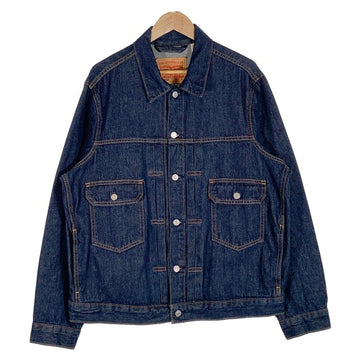 Levi's リーバイス RELAXED デニムトラッカージャケット インディゴ 2nd A7632-0000 Size L 福生店