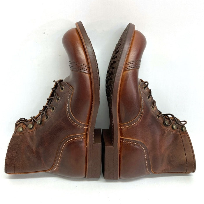 RED WING レッドウィング 8085 Iron Ranger アイアンレンジャー レザーワークブーツ ブラウン 07/21 Size 26.5cm 瑞穂店