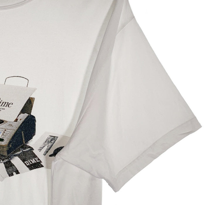 Dime ダイム Fax T-Shirt ファックス プリントTシャツ ホワイト Size L 福生店