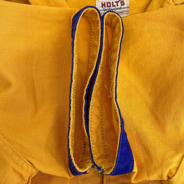 HOLT’S ホルツ 50's PARK MEMORIAL WMU ワッペン リンガー 半袖シャツ イエロー size36 瑞穂店