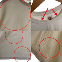 SEE SEE シーシー SUPER BASIC スーパーベーシック 半袖 Tシャツ ホワイト オレンジ Size L 福生店