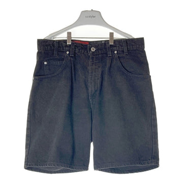 Levi’s リーバイス SilverTab シルバータブ USA製 95年 ボタン裏549 LOOSE ルース ブラックデニム バギーショーツ ブラック size34 瑞穂店