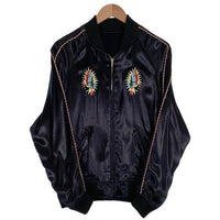 RUDE GALLARY TOKYO ルード ギャラリー トウキョウ 21AW OTO SKULL × MEX MARIA REVERSIBLE SOUVENIR JACKET マリア リバーシブル スーベニア ジャケット スカジャン ブラック Size 2 (Sサイズ） 福生店