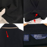 Polo by Ralph Lauren ポロラルフローレン フリース ジップアップジャケット スウィングトップ ブラック Size M 福生店