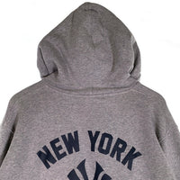 NEWERA ニューエラ Newyork Yankees ニューヨークヤンキース スウェット プルオーバーフーディー パーカー グレー Size XXL 福生店