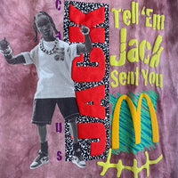 Travis Scott トラヴィススコット Cactus Jack カクタスジャック McDonald's Jack Smile II T-Shirt マクドナルド ジャック スマイル パフプリント 半袖 Tシャツ マルチ Size M 福生店