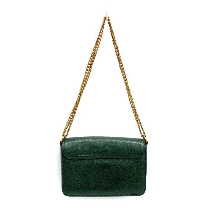 TORY BURCH トリーバーチ チェーンショルダー レザーバッグ グリーン 瑞穂店