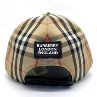 BURBERRY LONDON バーバリーロンドン 23SS ヘビーコットンノバチェック ベースボールキャップ 帽子 ベージュ 8026929 Size M 福生店