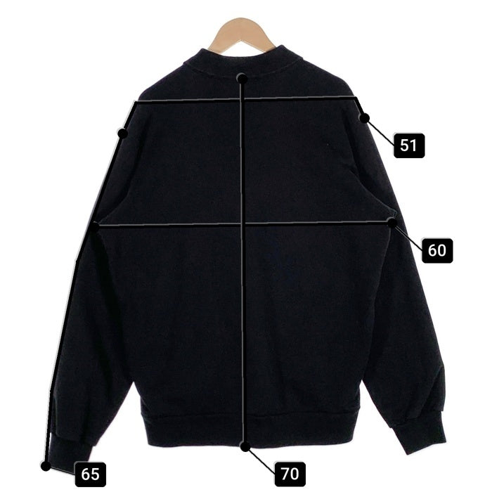 SUPREME シュプリーム 17AW Polo Crewneck ポロクルーネック スウェットトレーナー ブラック ピンク Size L 福生店