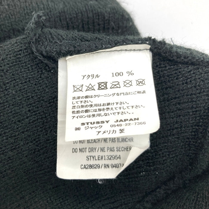 STUSSY ステューシー USA製 シャネルロゴ ビーニー ブラック 瑞穂店