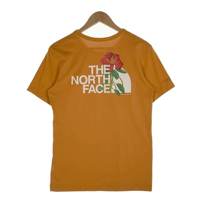 THE NORTH FACE ノースフェイス バックプリント Tシャツ オレンジ US規格 Size S 福生店