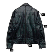 JACKROSE ジャックローズ ラムレザー ダブルライダースジャケット ブラック 24AW Size XL 瑞穂店