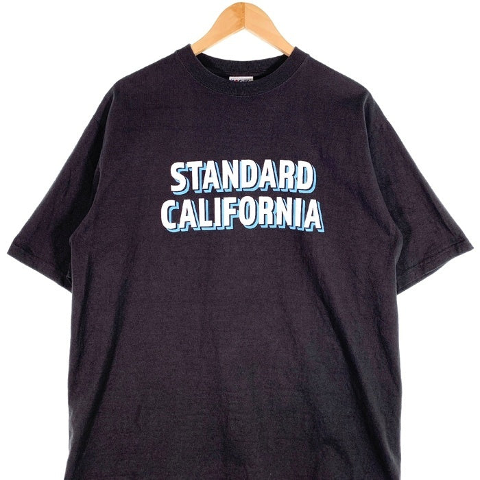 STANDARD CALIFORNIA スタンダードカリフォルニア Heavy Tee ロゴプリント Tシャツ ブラック Size XL 福生店