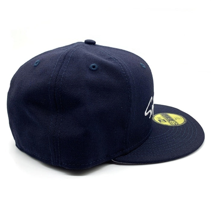 SUPREME シュプリーム NEW ERA ニューエラ 18AW 59FIFTY Classic Script New Era ベースボールキャップ ネイビー Size 7 1/2 (59.6cm) 福生店