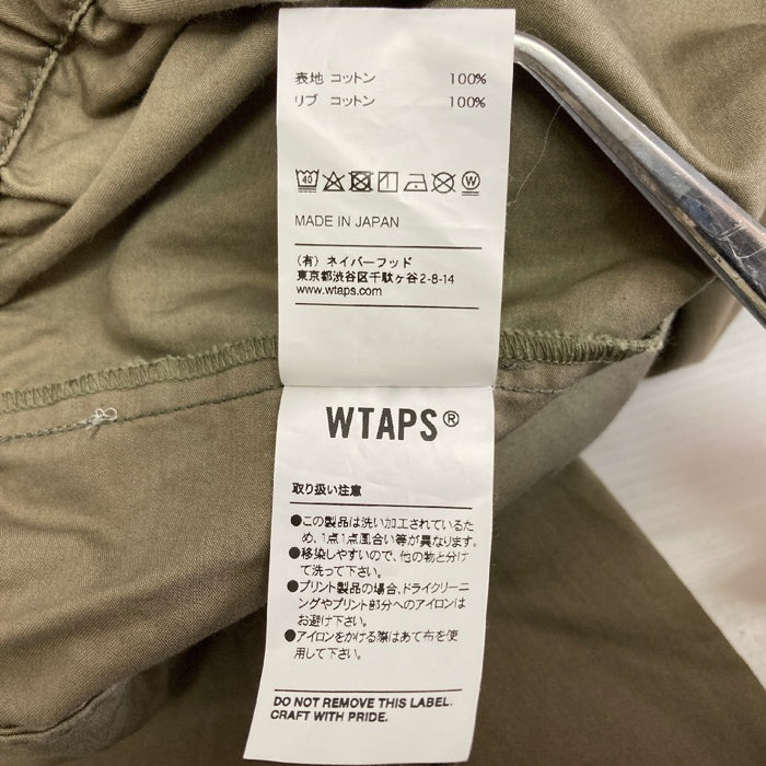 WTAPS ダブルタップス 181TQDT-JKM03 18SS SMOCK JACKET COTTON SATIN スモック サテン ジャケット カーキ size3 瑞穂店