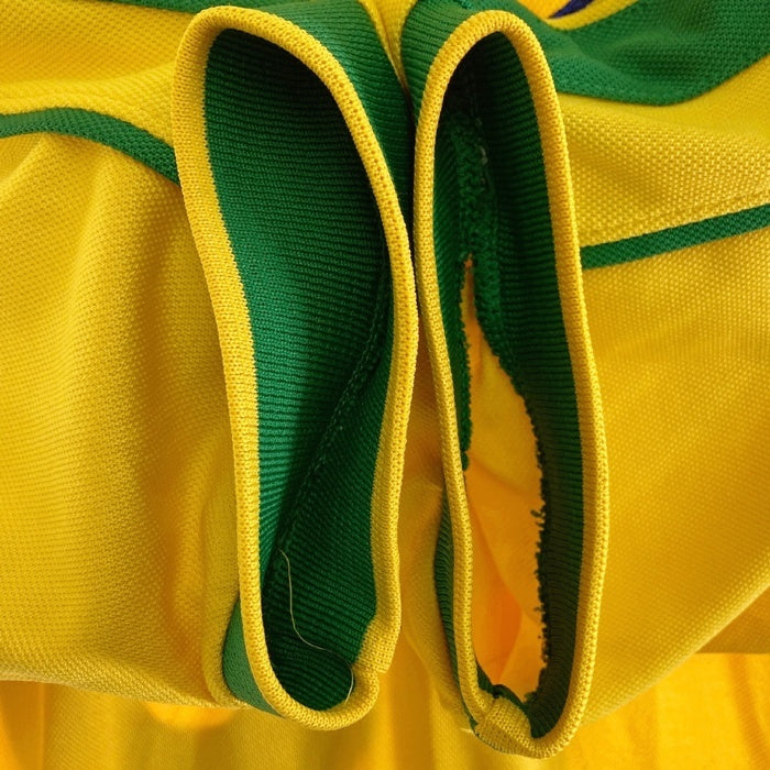NIKE ナイキ F8 PKH 1998年 フランスW杯 ブラジル代表 13 ゼ・カルロス ユニフォーム イエロー sizeM 瑞穂店