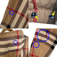 BURBERRY LONDON ENGLAND バーバリー HORSE FERRY PRINT CHECK NYLON HOODED JACKET ノバチェック ナイロンジャケット ベージュ 8050282 Size M 福生店