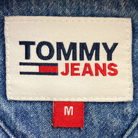 TOMMY JEANS トミージーンズ バックロゴ刺繍 オーバーシャツジャケット インディゴ sizeM 瑞穂店