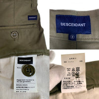 DESCENDANT ディセンダント Ron Herman ロンハーマン 2タック ベイカーショーツ ショートパンツ オリーブ Size 3 福生店