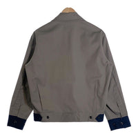 60-70's 2トーン ワークジャケット ジップアップ グレー ネイビー コットン ポリエステル TALON Size 40 福生店