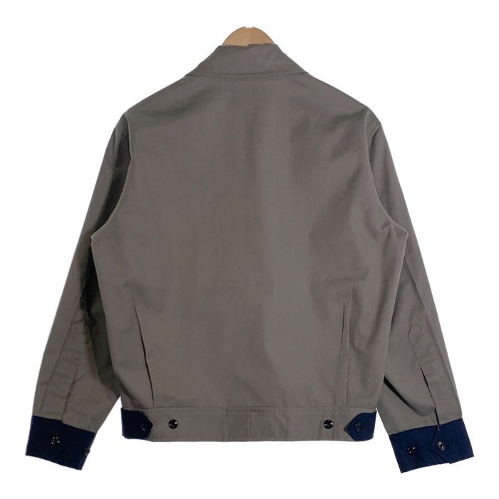 60-70's 2トーン ワークジャケット ジップアップ グレー ネイビー コットン ポリエステル TALON Size 40 福生店